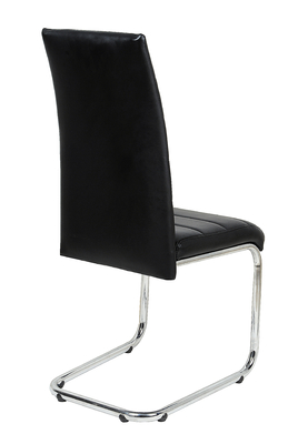 Les chaises de cuisine de cuir d'unité centrale Seat Brown, cuisine moderne en métal préside 460 * 560 * 1030mm