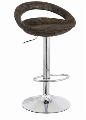 Musardez la chaise de tabourets de bar de rotin de concepteur de forme pour la cuisine 14.5kgs N.W de Th